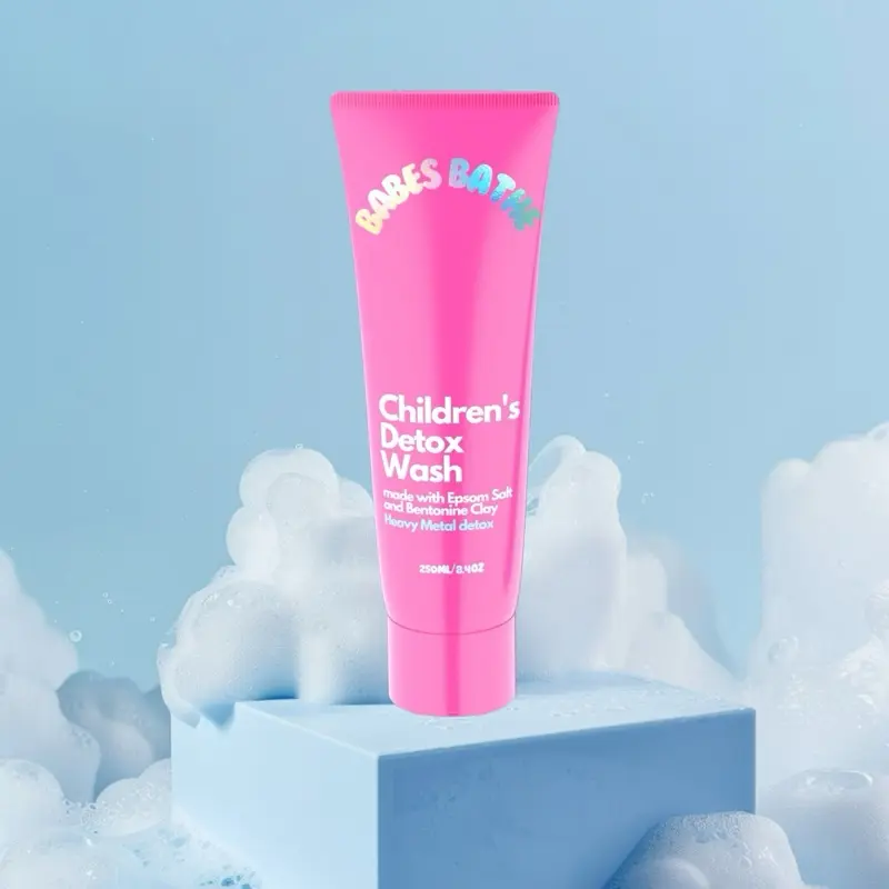 Babes Bathe Children's Heavy Metal Detox Wash with Epsom Salt & Bentonite Clay for Gentle Cleansing 250ml