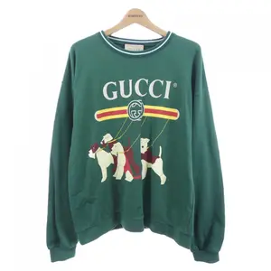 Pre-owned GUCCI Cotton Small Leather Goods Jersey Sweatshirt