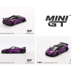 Mini GT McLaren 720S LB-Works 1:64 Scale Model Car Purple Edition Collectible Diecast Toy for Enthusiasts and Collectors