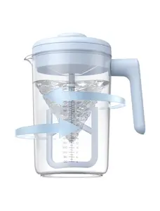 【Black Friday】Electric Formula Mixing Pitcher,  Bi-Directional Stirring for Smooth Formula, No Clumps or Foam, Locking Lid, Fridge Storage，36oz