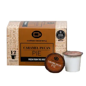 Caramel Pecan Pie Flavored Decaf Coffee Pods