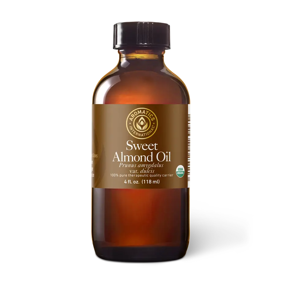 Organic Sweet Almond Oil - for Natural Moisturizing Skincare Health