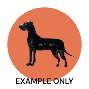 Customizable Resin Great Dane keychain/3D Magnet - All Proceeds donated to surgery !