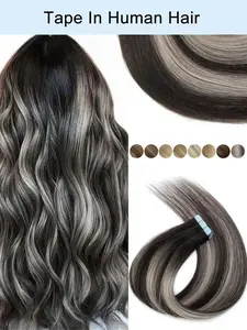 Fashionable Hair Accessories, Easy-To-Wear Human Hair Pieces, Human Hair Extensions, Human Hair Tape, 30g Pack of 20pcs, Suitable for 16-20 Inch Styles