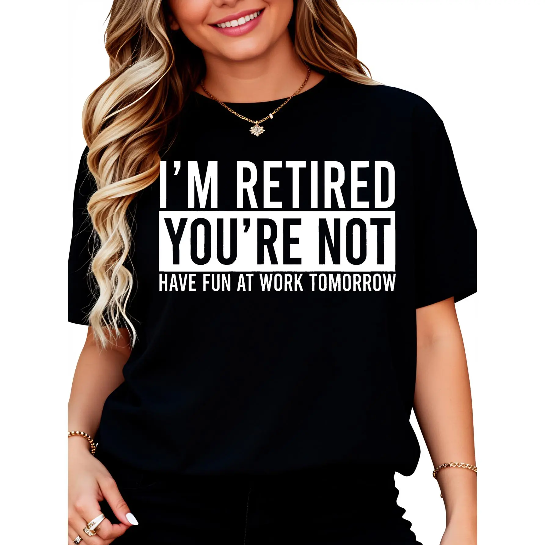 100% Cotton Unisex Retirement Gifts Humorous Retirement Gifts Retirement Funny T-Shirt Fit Everyday