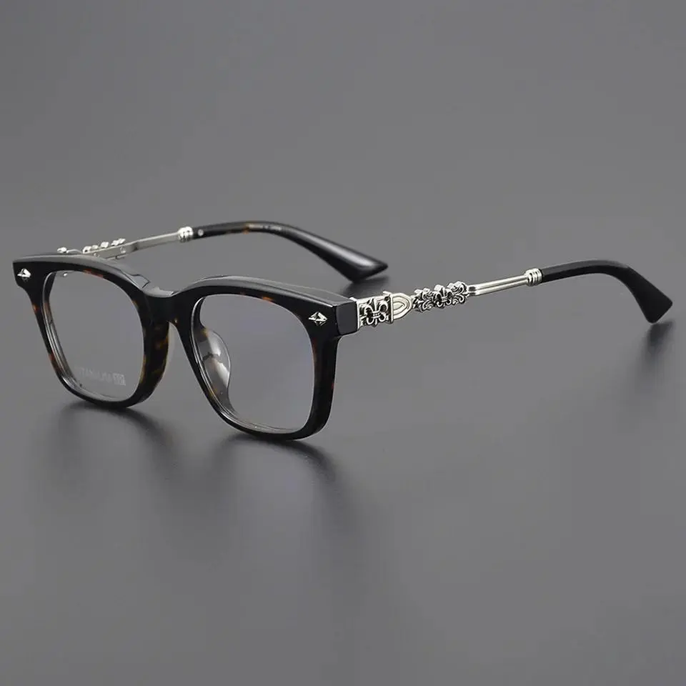 Unisex Nylon Square Optical Glasses - Lightweight Designer Frames, UV-Protection Lenses for Computer Use, Daily Wear
