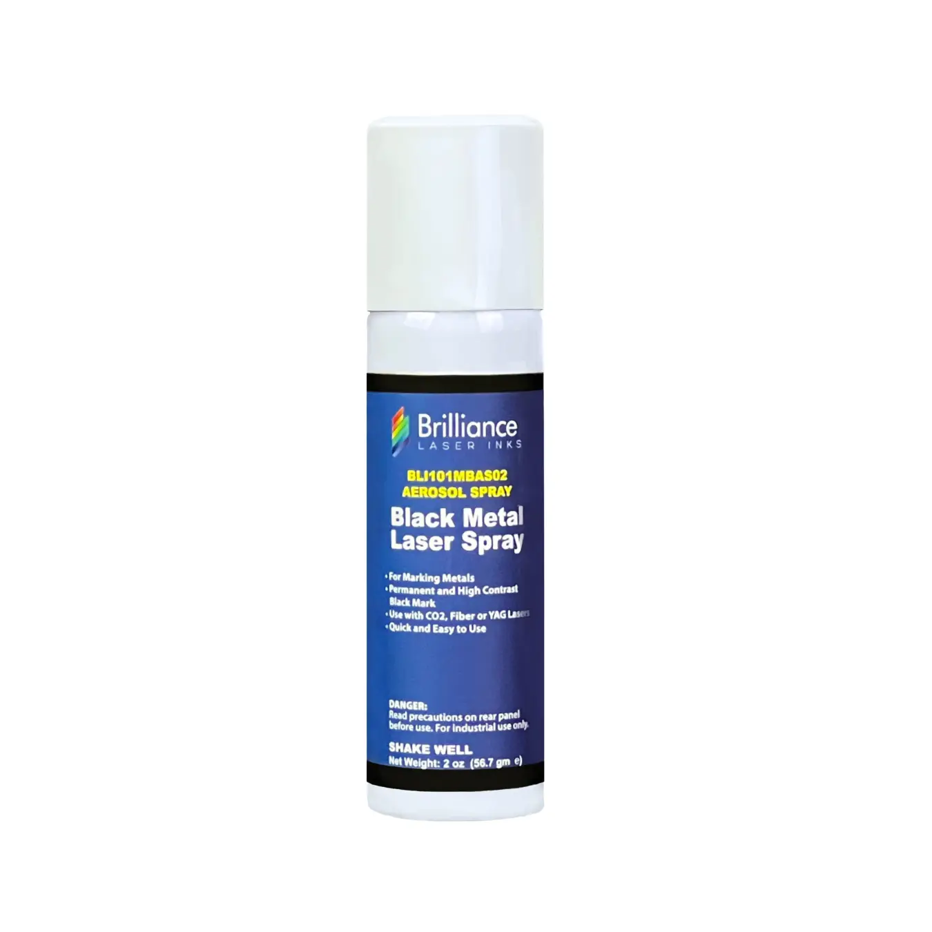 Brilliance Laser Inks - Aerosol Black Metal 2oz