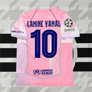 2025 2026 Special Edition Training Pink No.10 Yamal Football Jersey