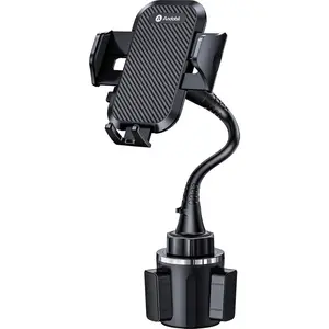 Upgraded, Solidest 15in Cup Phone Holder For Car, Stable & Adjustable, Long Gooseneck Car Phone Holders For Car,Truck For iPhone 16 Pro Max,15,14,13,12 Pro Max, All Cell Phones