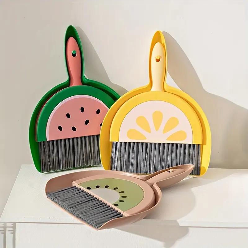 Mini Desktop Cleaning Brush and Dustpan Set - Portable, Handheld, Compact Sweeping Brush and Dustpan for Efficient Cleaning of Desktop, Sofa, Furniture, Travel, Camping - Essential Cleaning Supplies and Tool Home Cleaning Products, Home Cleaning Tools