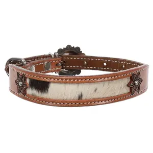 Leather Lilly Cowhide Dog Collar Leather Lilly Cowhide Dog Collar