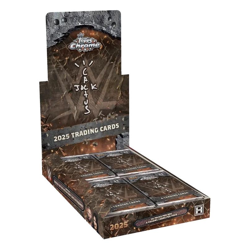 2025 TOPPS CHROME WWE CACTUS JACK HOBBY BOX (LOOKING FOR AUTOS & SSP'S)