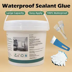 Transparent Waterproof Sealant, Tile & Grout Water Repellent for Bathroom & Kitchen, easy solution, garden glue, invisible coating