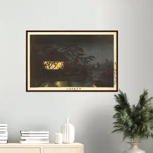 [UNFRAMED POSTER] Japanese art print ukiyo e Japanese poster Japanese woodblock art night print ukiyo e poster Asian wall decor housewarming gift