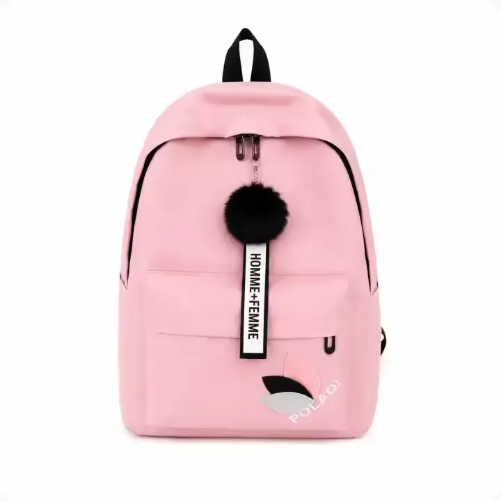 Large Portable Casual Japan-Themed Backpack, Simple Zipper Design, Functional Bag for High School & College Students, Casual Backpacks, Japan-Themed Backpacks