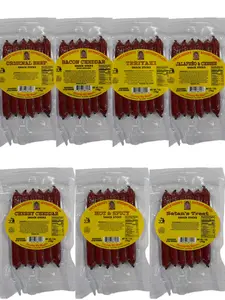 Uncle Henry's Gourmet Meats Sample Pack - Snack Sticks 7 ounce bags