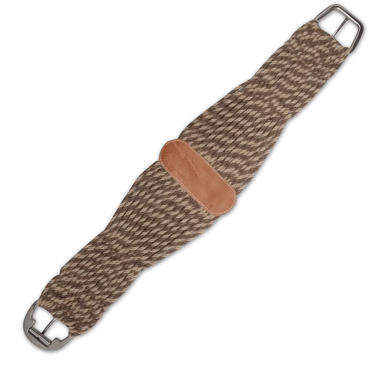 Classic Equine Roper Cinch - Alpaca & Mohair Blend with Stainless Steel Roller Buckles - Multiple Sizes