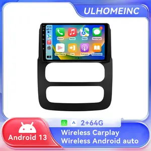ULHOMEINC Android 13 Car Stereo for Dodge Ram 1500 2500 3500 2002-2005, 9" TouchScreen Stereo with Wireless CarPlay Android Auto Bluetooth WiFi GPS SWC Backup Camera 2+64G