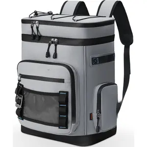 Large Waterproof Insulated Cooler Backpack for Men & Women, Leak Proof Cooler Backpack for Camping, Beach, Fishing, Picnic, Travel, Outdoor, 30L, 48Cans