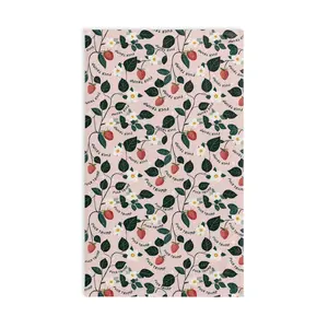 Subtle Strawberry Hand Towel, Funny Political Home Decor, Berry Kitchen or Bath Towel, Sarcastic Tea Towel, Liberal Gag Gift