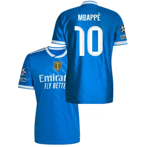 25 26 New Blue Home No.10 Mbappé Short Sleeves Football Jerseys