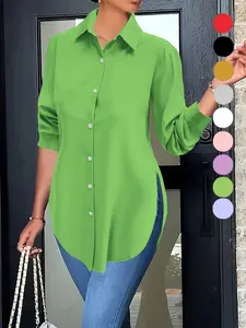 Women's casual and stylish shirt, Blouse, women's top, all-season commuting, versatile Women's casual and stylish shirt, Blouse, women's top, all-season commuting, versatile