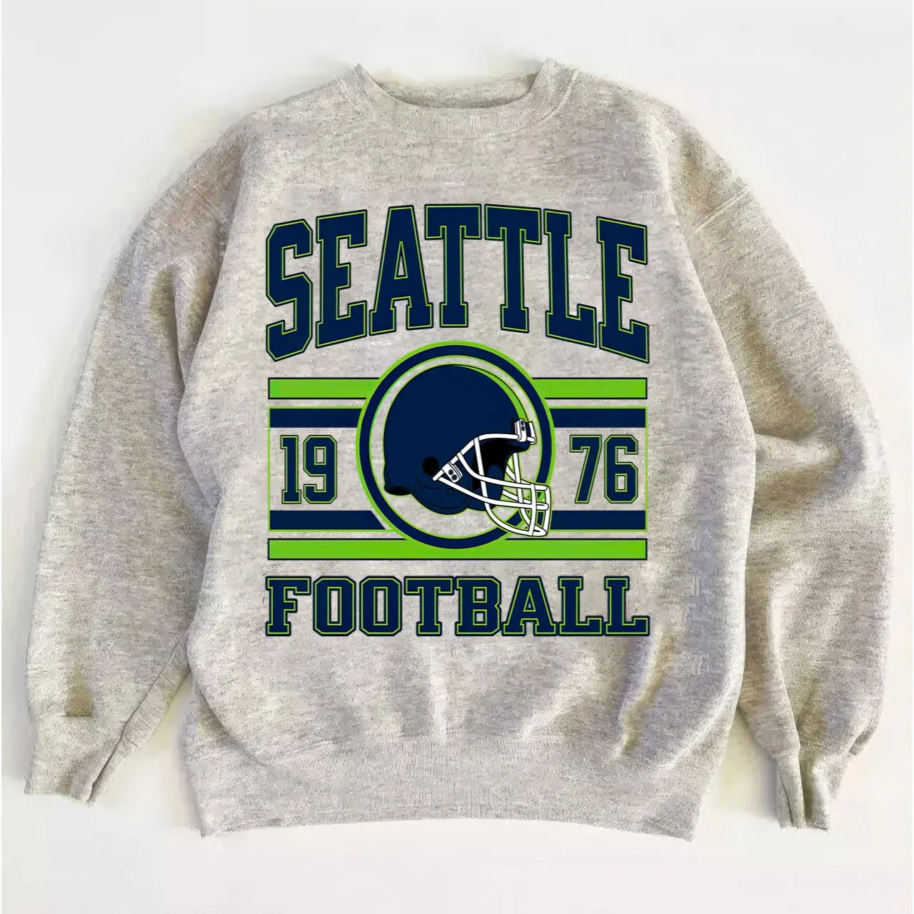 Seahawks Football Sweatshirt, Unisex Crewneck Game Day Fan Apparel