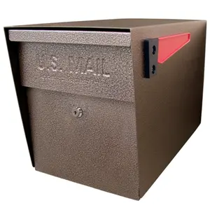 Mail Boss  Curbside Security Locking Mailbox Bronze