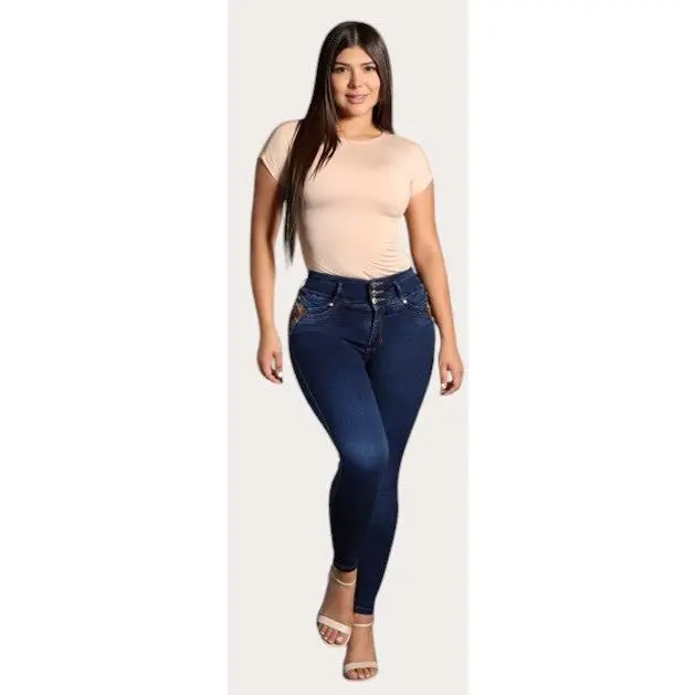 PEANUTBODY Colombian Pants Buttocks-Lifting Ref. 7912 Comfort Comfortable High Waist Jeans