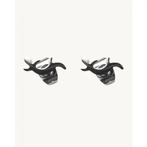 AVELI Tiny Stainless Steel Lizard / Gecko Stud Earrings