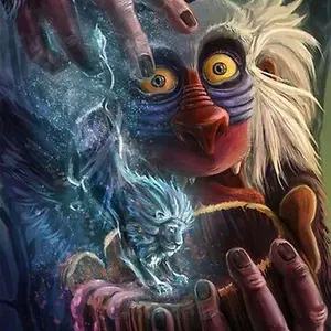 5D DIY Full Diamond Round Diamond Painting - Diamond Art Painting Kit Lion, Palm, Radiance Mosaic, Canvas - DIY Decorative Painting, Home Wall Decor, Suitable for Halloween and Christmas, Birthday and Anniversary Gifts, Diamond Painting Kits