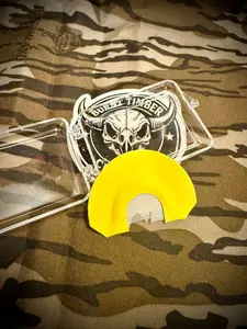 Burnt Timber Customs Cutthroat 2.5 Reed Cutter Turkey Mouth Diaphragm Mouth Call