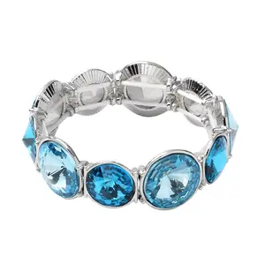 Purple Glass Bracelet for Women Jewelry Birthday Christmas Gifts