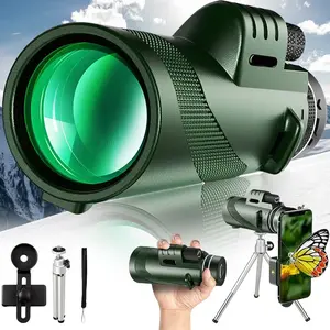 Portable Zoom HD Powerful Telescope 80x100, Foldable Mini High Definition Telescopic Scope, Ideal for Sports, Outdoor Camping, Travel