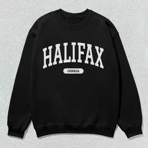 Halifax Sweatshirt Canada Collegiate Crewneck Sweater Unisex