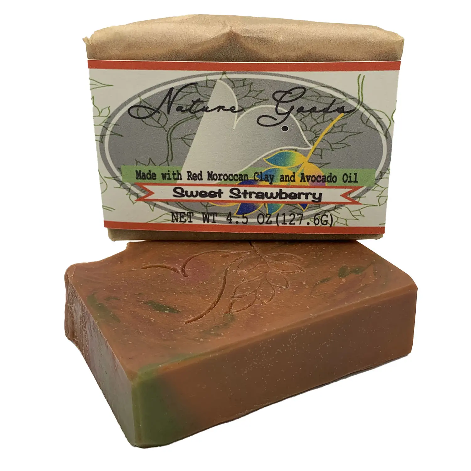 Sweet Strawberry Bath Bar Soap – Handcrafted Cold Process Soap by Nature Goods