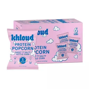 Khloud Sweet and Salty Kettle Corn Protein Popcorn Multipack - 9oz/6ct
