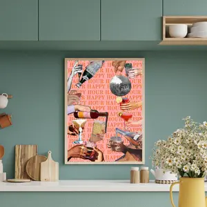 Cocktail Recipe Wall Art - Digital Print, Funny Bar Decor Poster Unframed - 5 size, 8x12  to 27x40