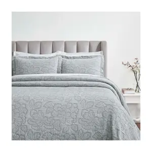 Superior Hibiscus Cotton Bedspread and Sham Set, Full