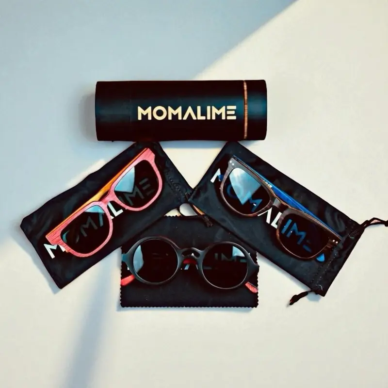 Eco-Friendly Wood Sunglasses Kit – Polarized Resin Lenses & Stainless Steel Hinges | Premium Unisex Gift Set | Live Picks – Choose Your Favorites