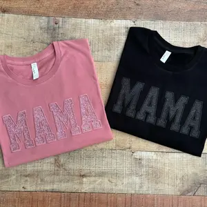 Monochromatic Glitter T Shirt