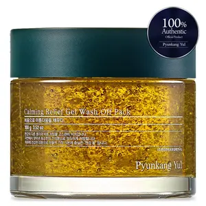 Pyunkang Yul Calming Relief Gel Wash Off Pack - Korean Skin Care Face Mask - Soothing Gel Facial Mask Wash Off Pack (3.38 fl oz)