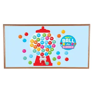 End of the Year Gumball Countdown Bulletin Board Set – 69 Pc.