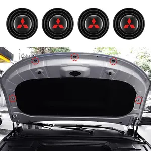 4/8/10/16/20 PCS Car Door Anti-Collision Silicone Pads Shockproof Sealing Rubber Pad Protector Stickers For Mitsubishi 9 X EX ASX L200 Colt Outlander Pajero Lancer Cross