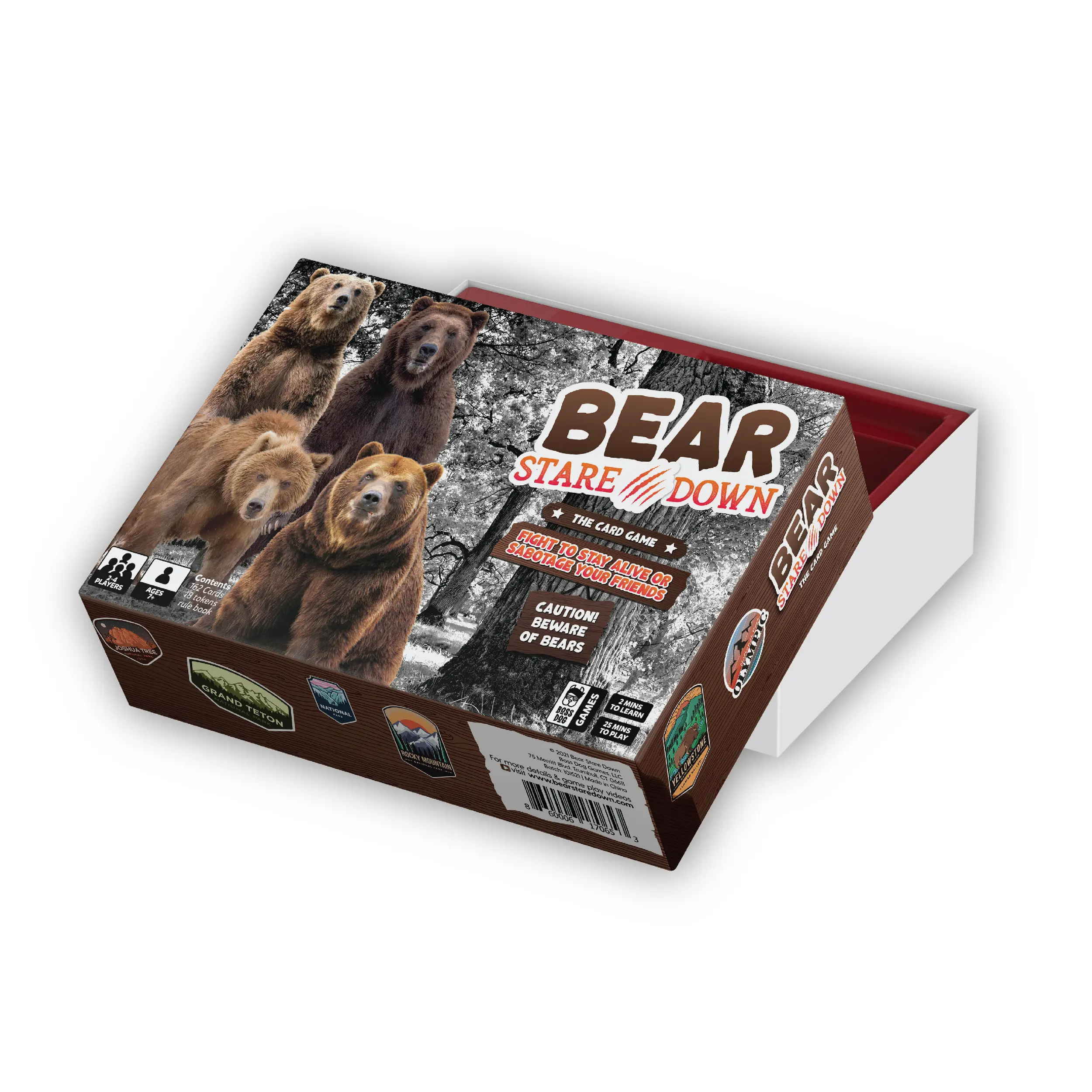 Bear Stare Down Tabletop Game for Kids, Teens, and Adults