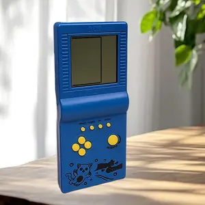 Handheld Russian Block Game Electronic Toy, Stress Relief Handheld Game Machine, Handheld Game Console, Clear Screen, Retro Stacking Game, Christmas Gift