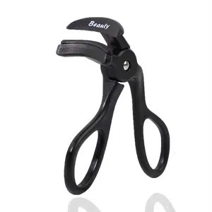 Eyelash Curlers, Plastic Eyelash Curler with Silicone Refill Pads Cute Pink Eye Lash Curler for No Pinching or Pulling Lash Curler Makeup Tool for Women