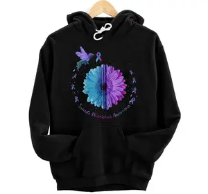 Hummingbird Sunflower Suicide Prevention Awareness  Hoodie, Sweatshirt, T-Shirt