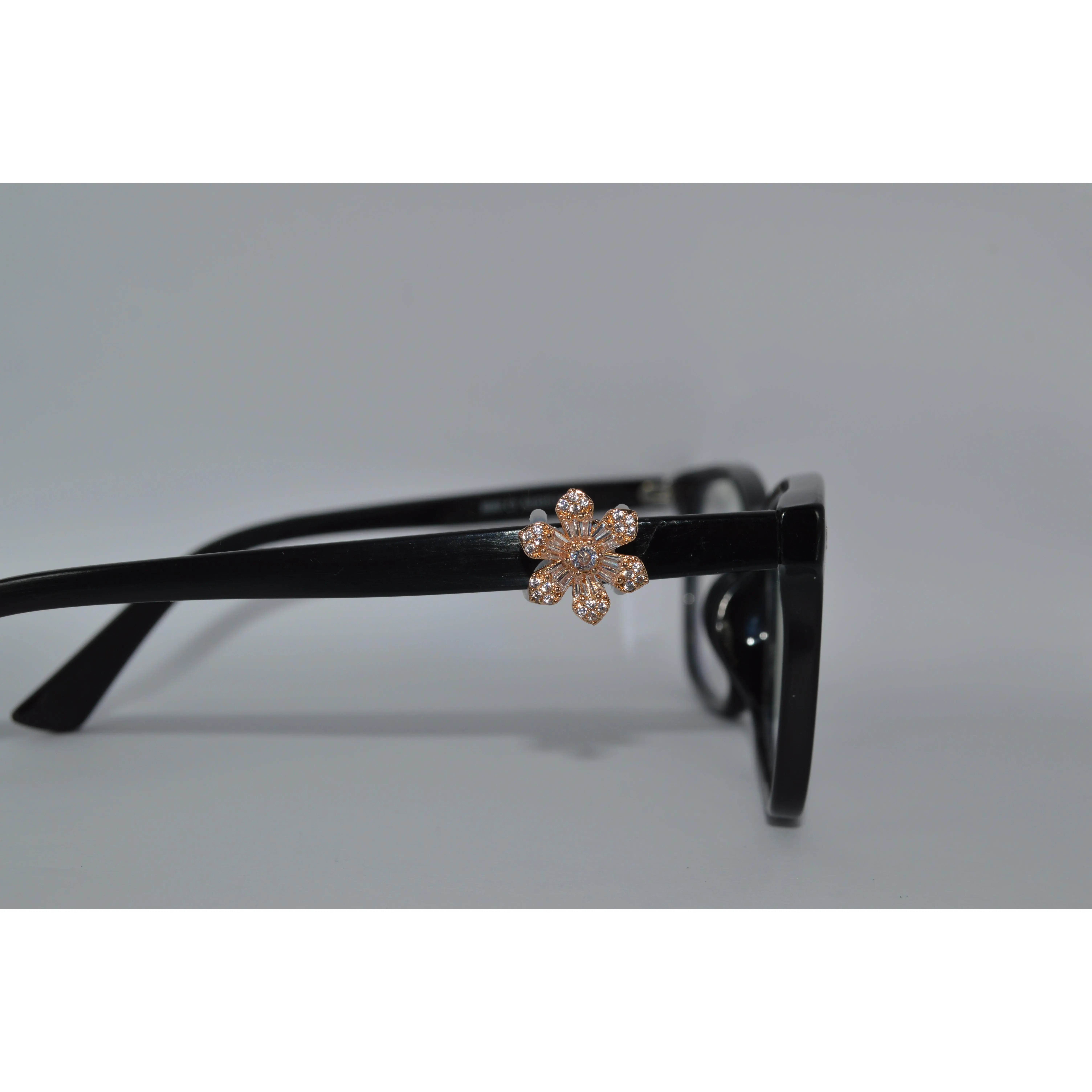 Jeweled Pink Flower Eyedeco Charm