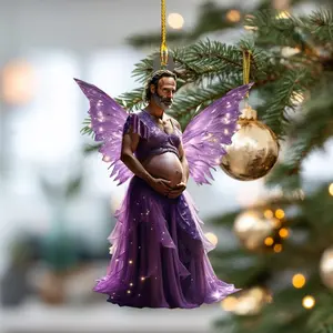 funny Rick Christmas Ornament, Movie-Inspired Fan Gift, Retro TV Show Collectible, Custom Holiday Tree Decoration, Zombie Series Decor